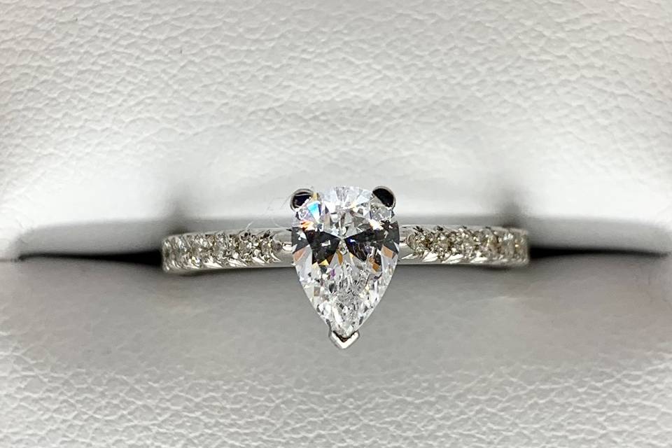 Diamond set Engagement Ring