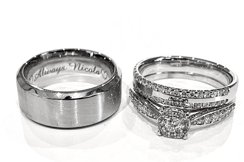 Bridal Wedding Ring set