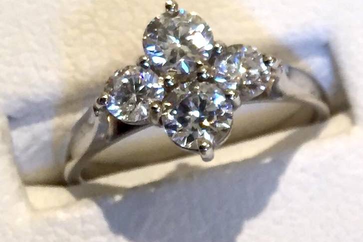 Four stone Diamond Ring