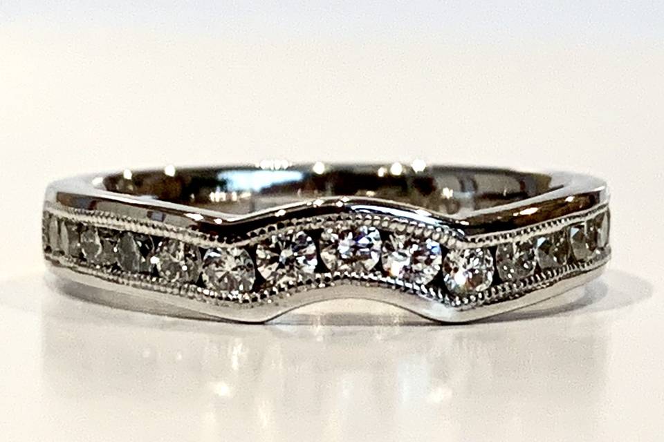Shaped Wedding Ring