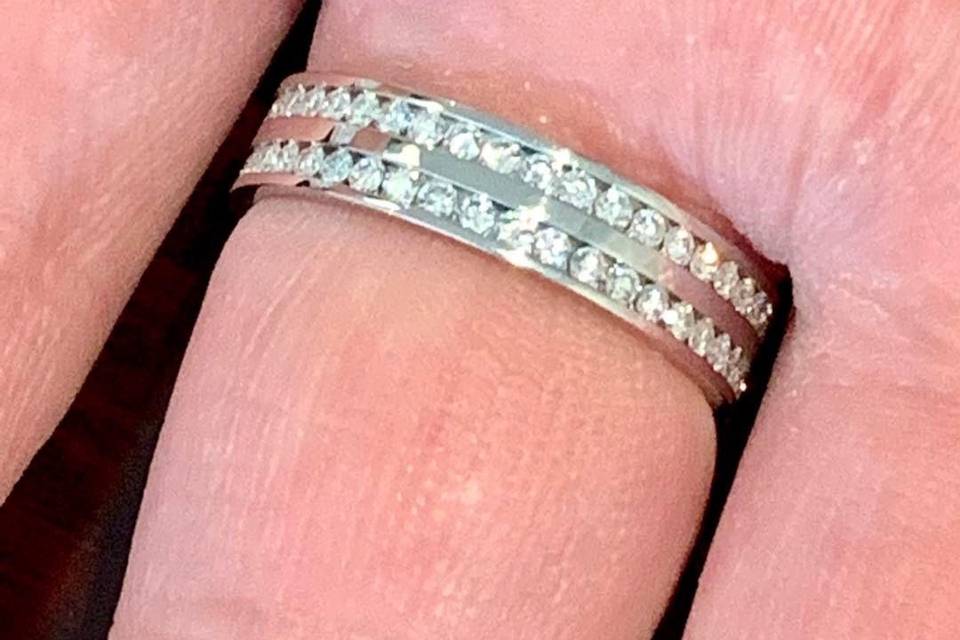 Double Row Wedding Ring