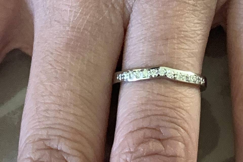 Shaped Wedding Ring