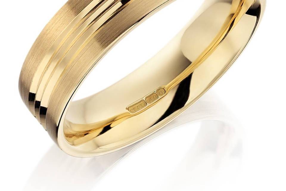 Gold Gents Wedding Ring