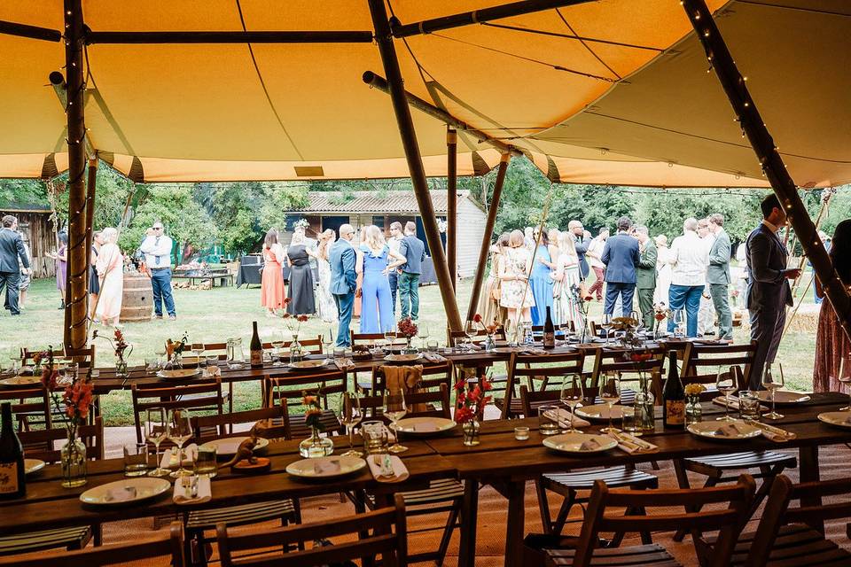 Tipi dining