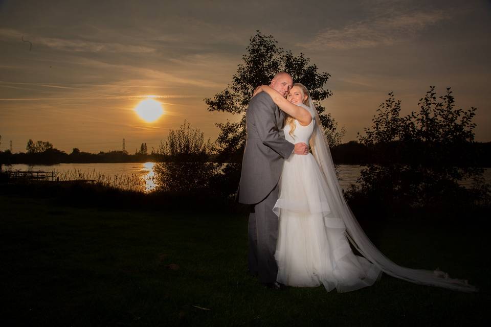Couple getting photoshoot