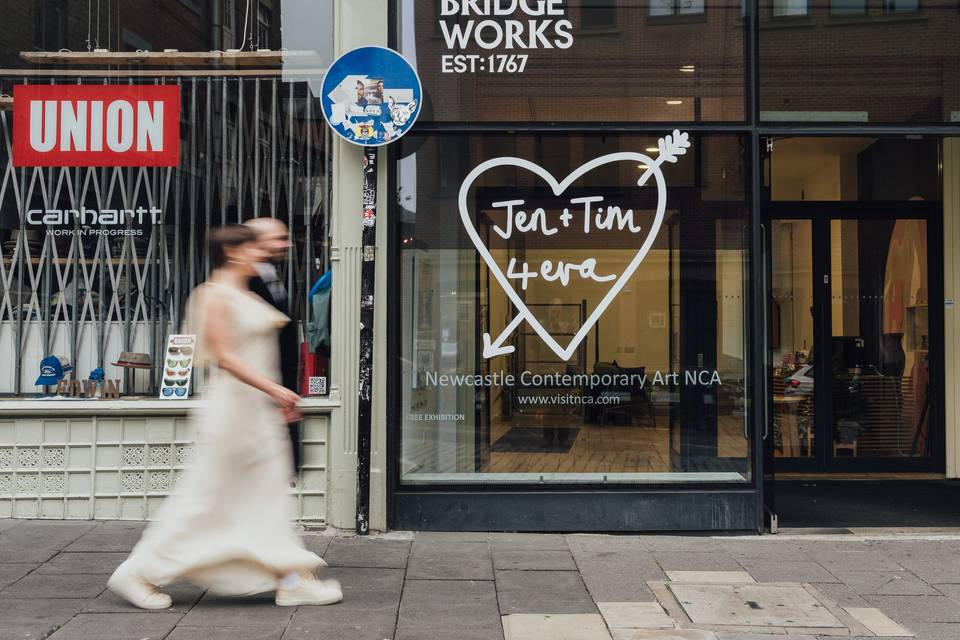 Personalised Window Vinyl