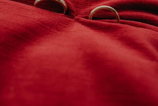 Stunning wedding rings against