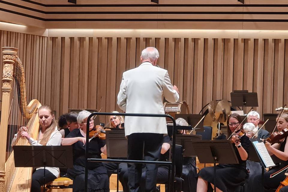 Playing with an orchestra