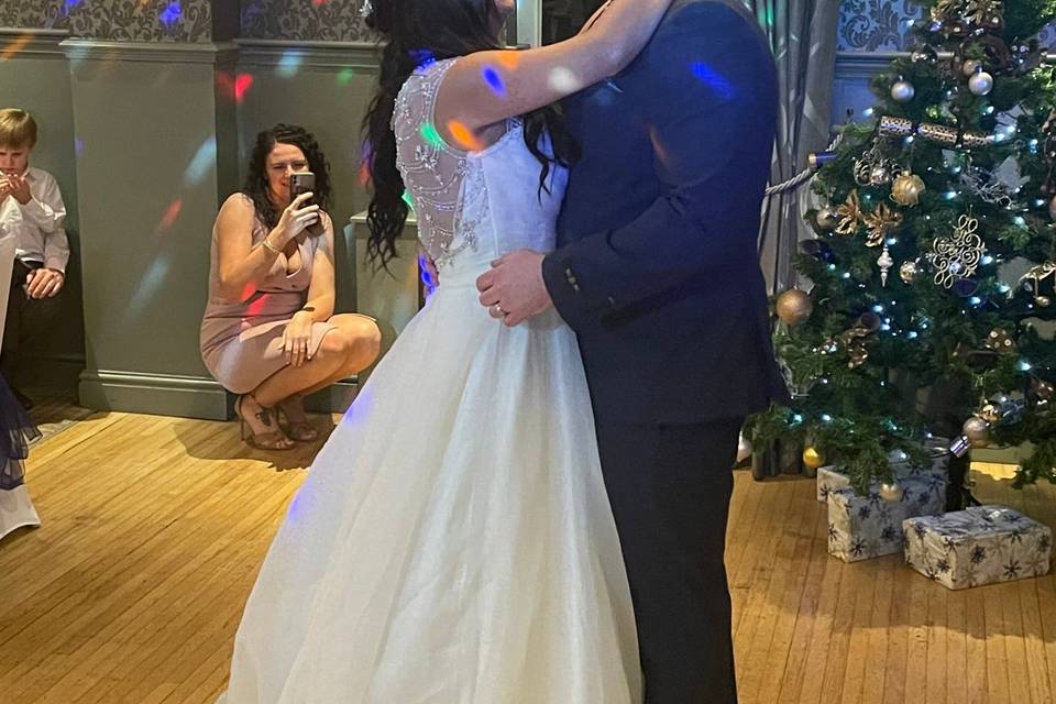 First dance as a married couple