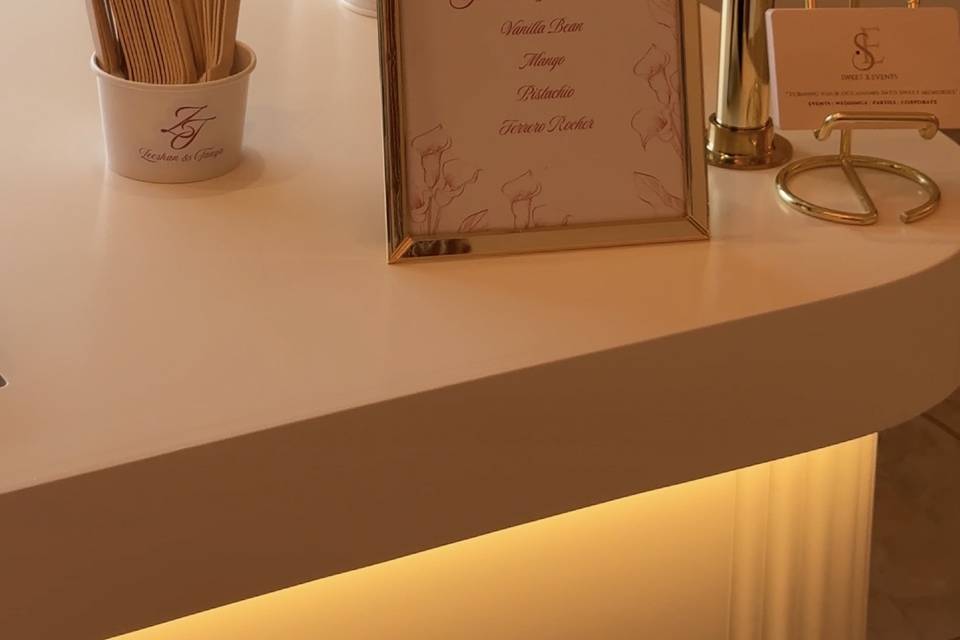 Personalised Gelato Menu