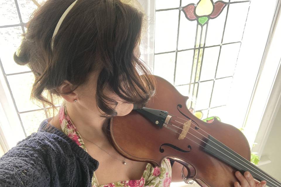 Church wedding violinist