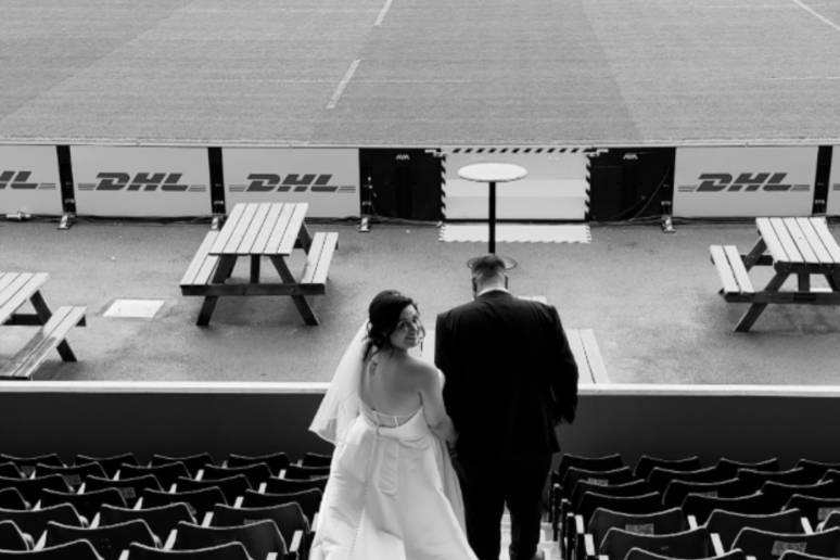 Black and white - couples shot
