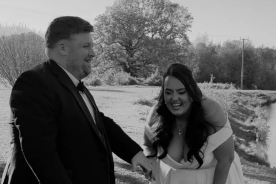 Black and white - couples shot