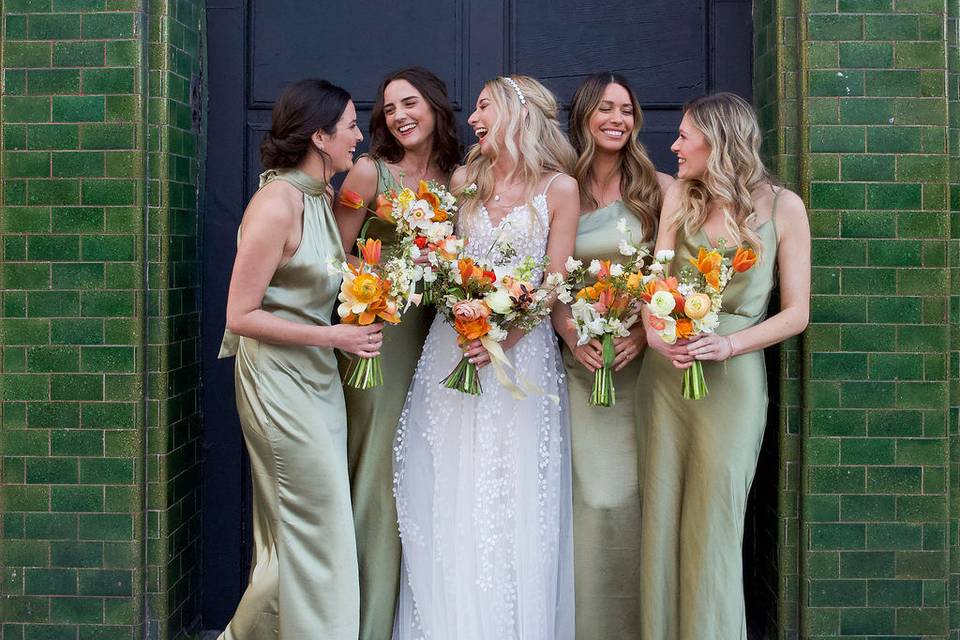 Bride Squad in Olive Green