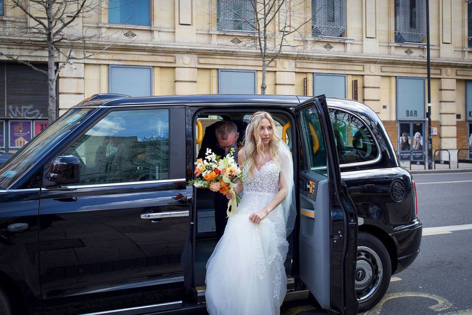 Bride Arriving