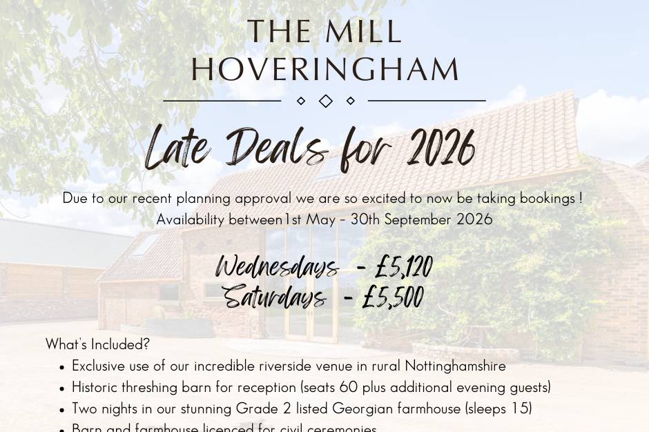 Late availability deals