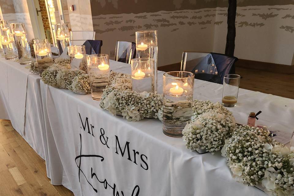 Top table