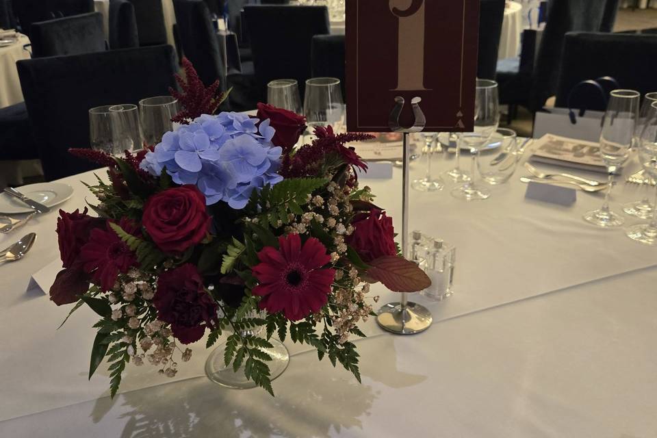 Mixed table arrangement