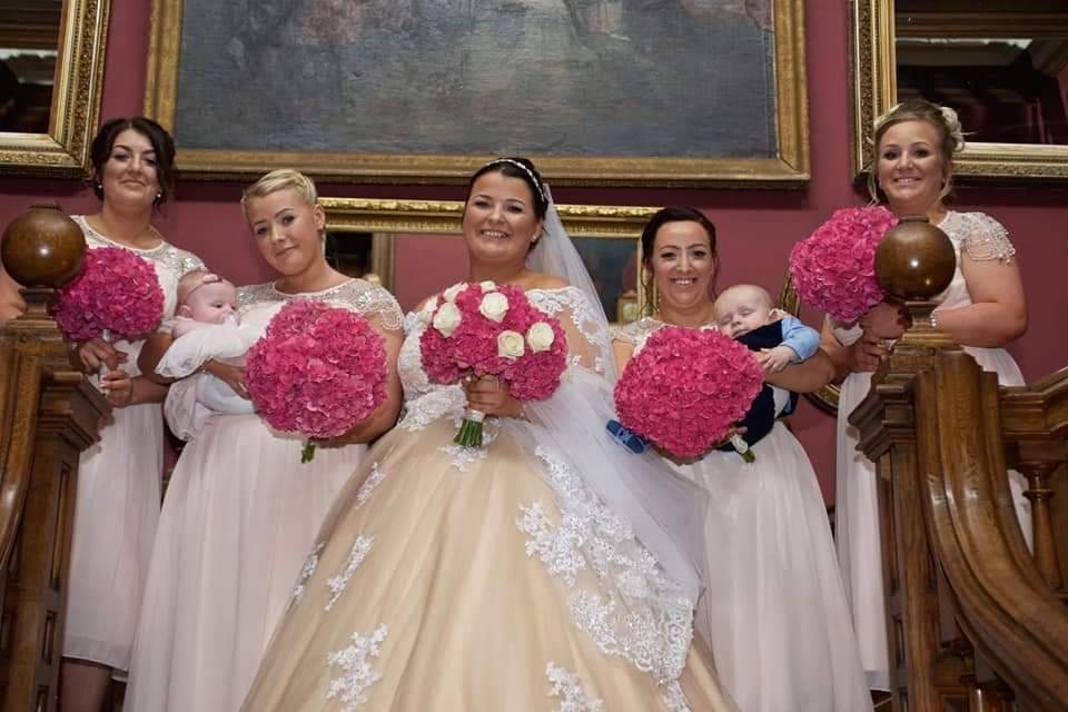 Bride and Bridemaids