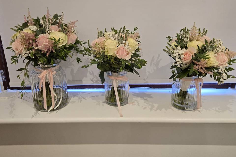Bride and Bridesmaids