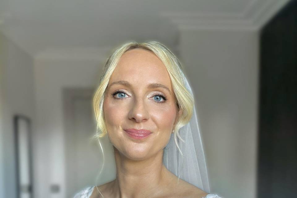 Bride hair & makeup