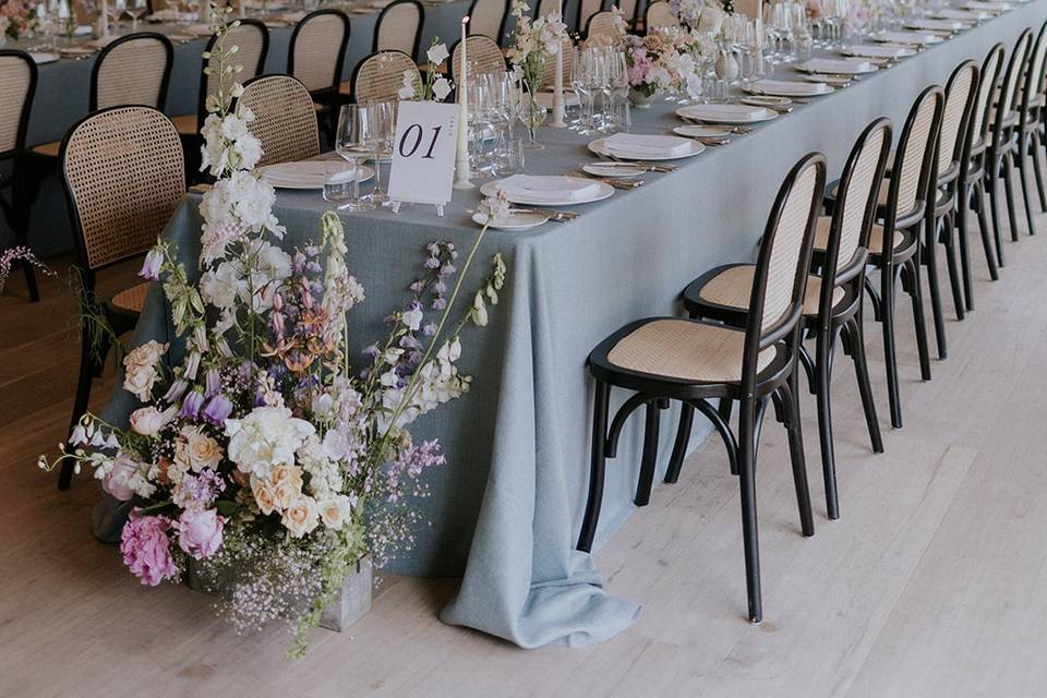 Wedding tablescape