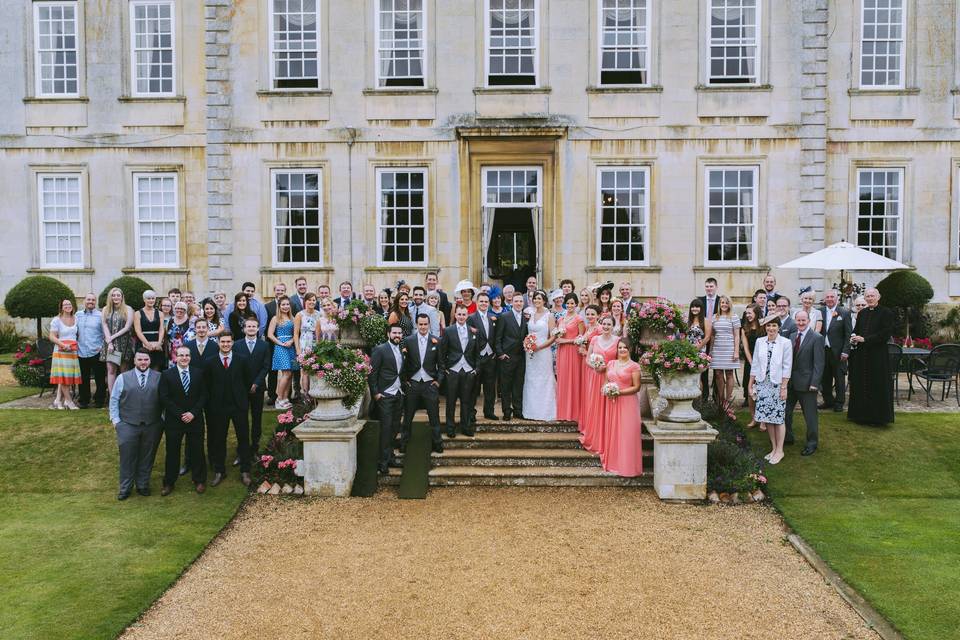 Full wedding group shots