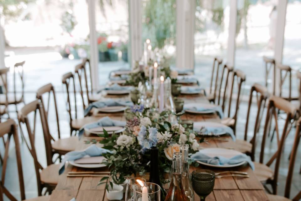 Long Wedding tables