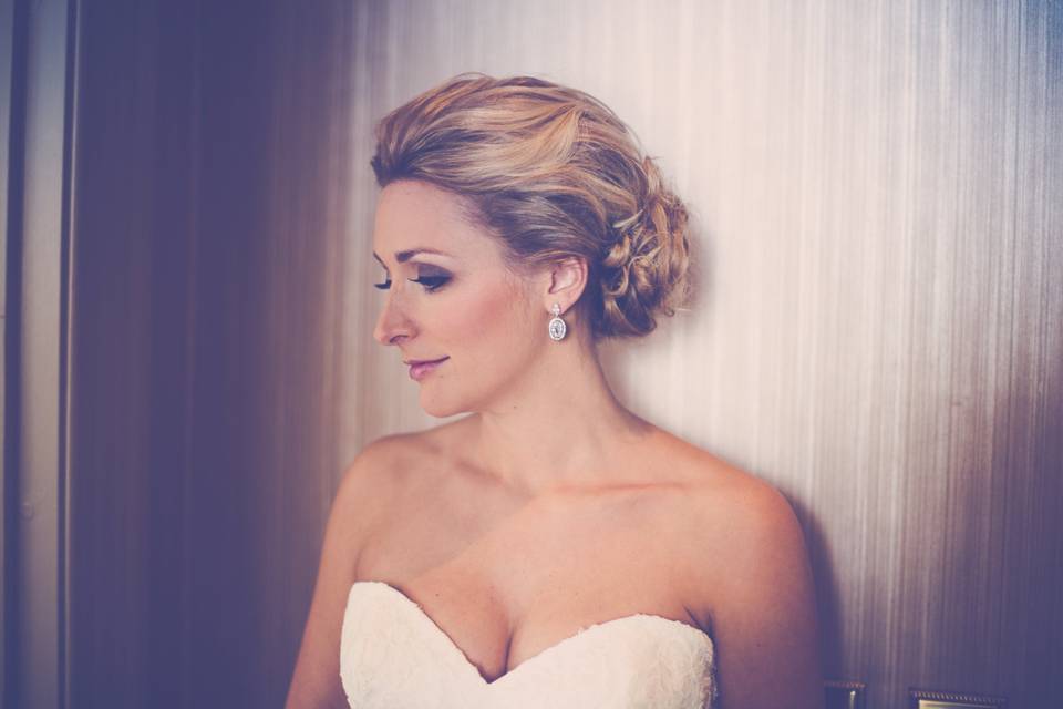 Bridal makeup by Chloe McCall