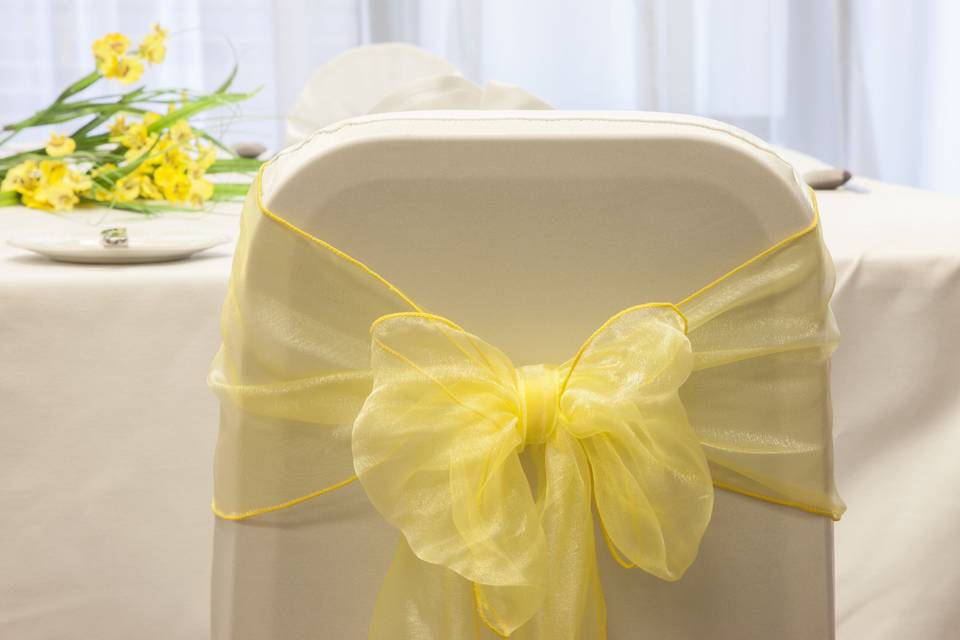 Yellow bow