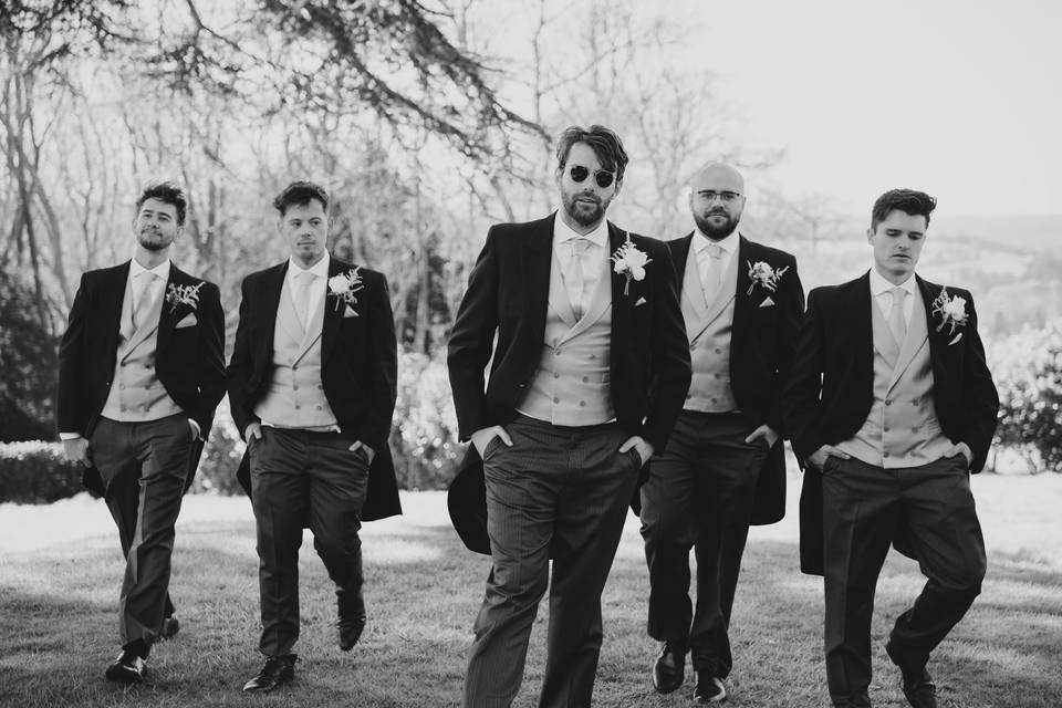 Cool groomsman
