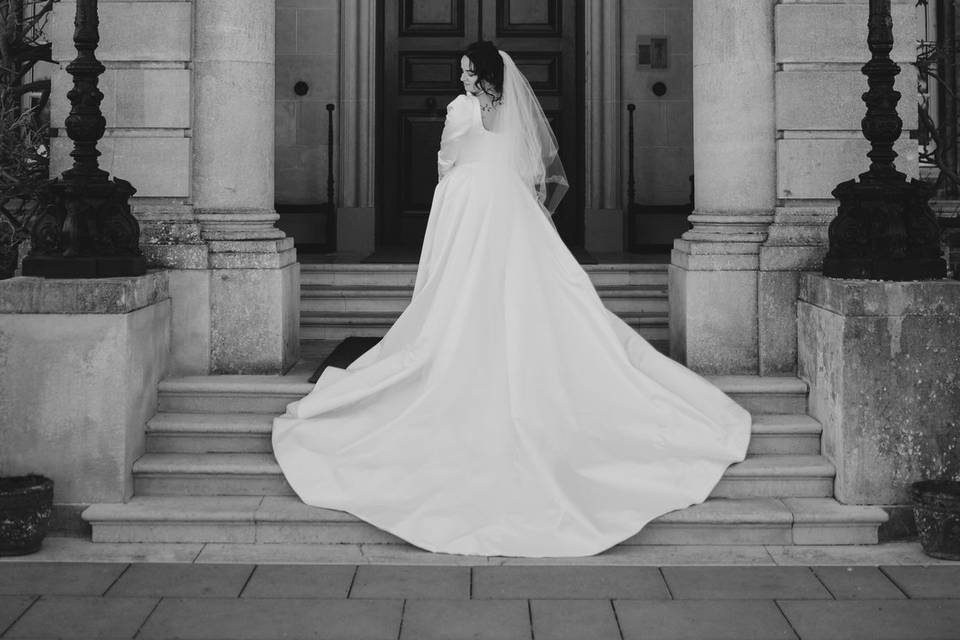 Back of the dress