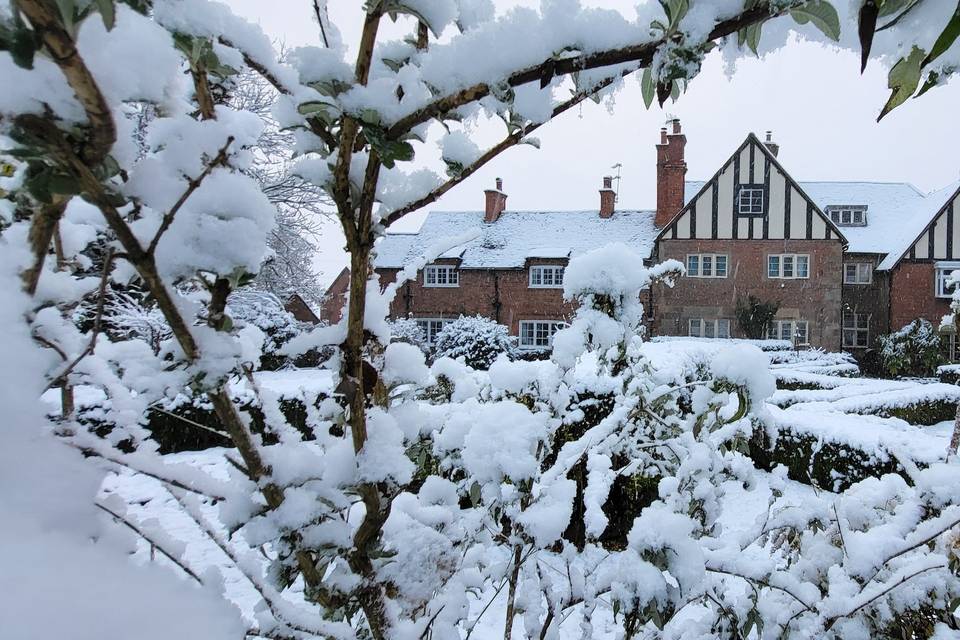 House and Grounds in Winter