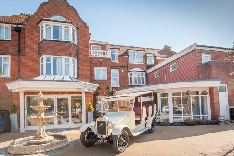 Wedding Car at Sidmouth Harbour Hotel