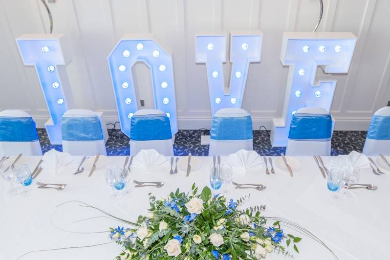 Your Wedding Breakfast - Top Table