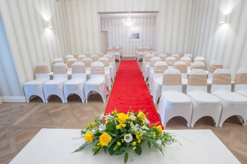 Ceremony in the Harbour Suite