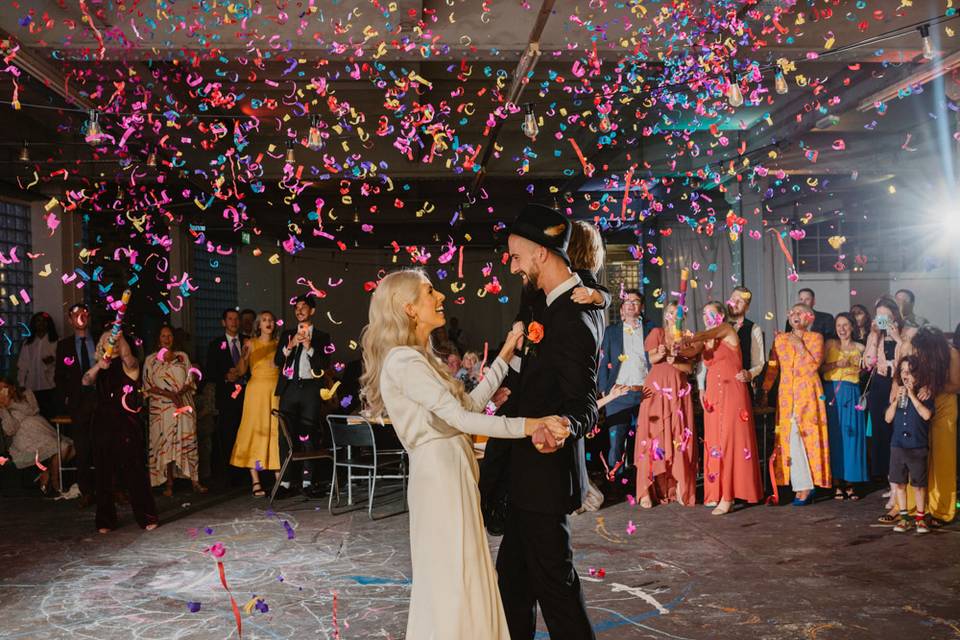 Warehouse wedding