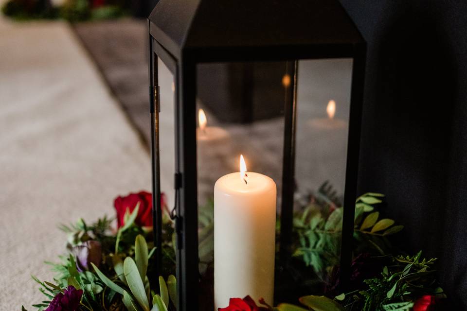 Romantic candlelight