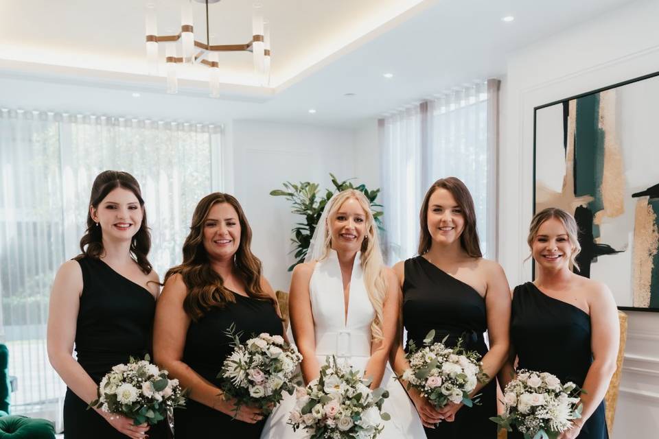 Bridal party flowers