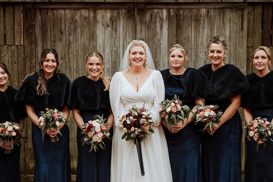 The bridal party