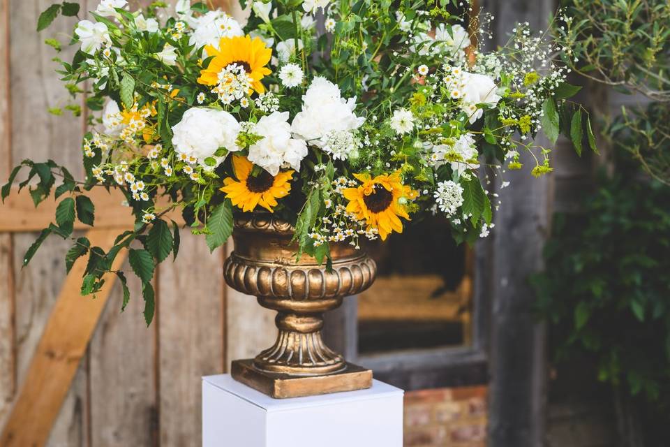 Beautiful urns