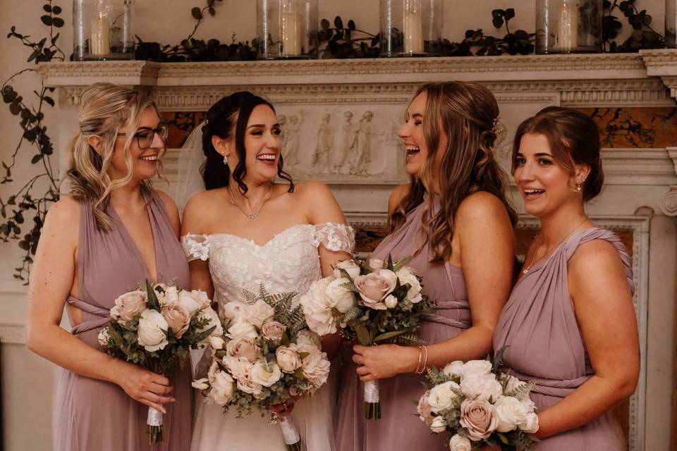 Gorgeous Bridal party