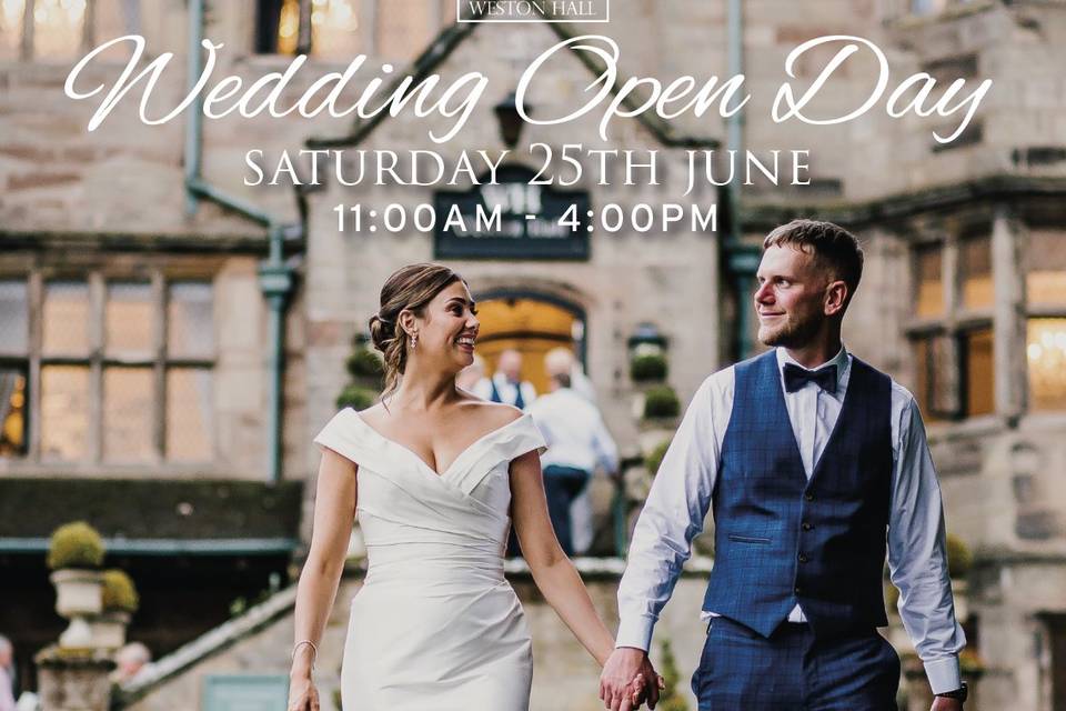 Wedding Open Day - 25th June
