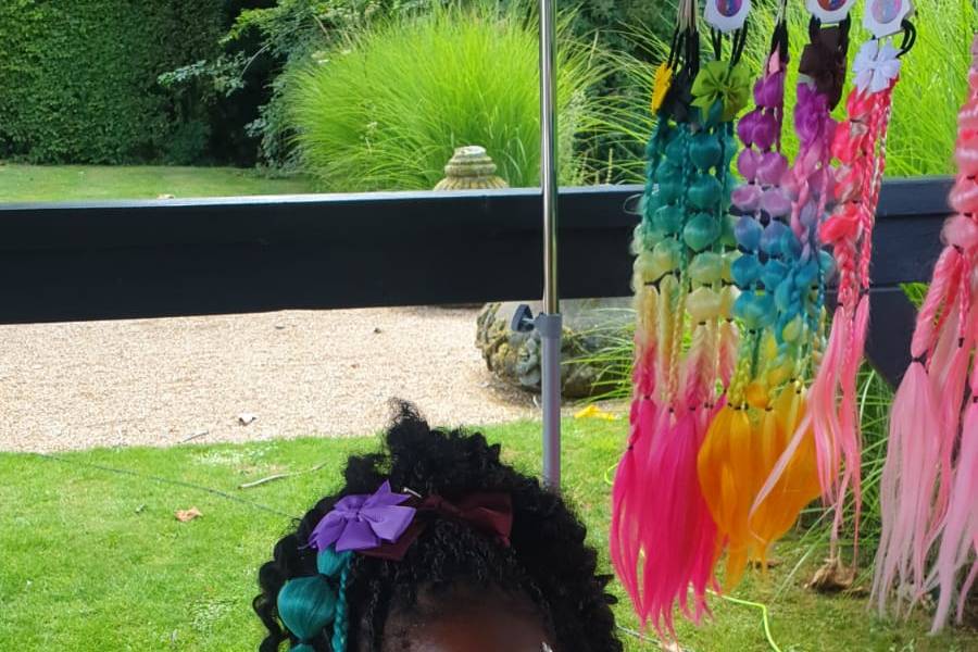 Glitter&Gem bubble braids