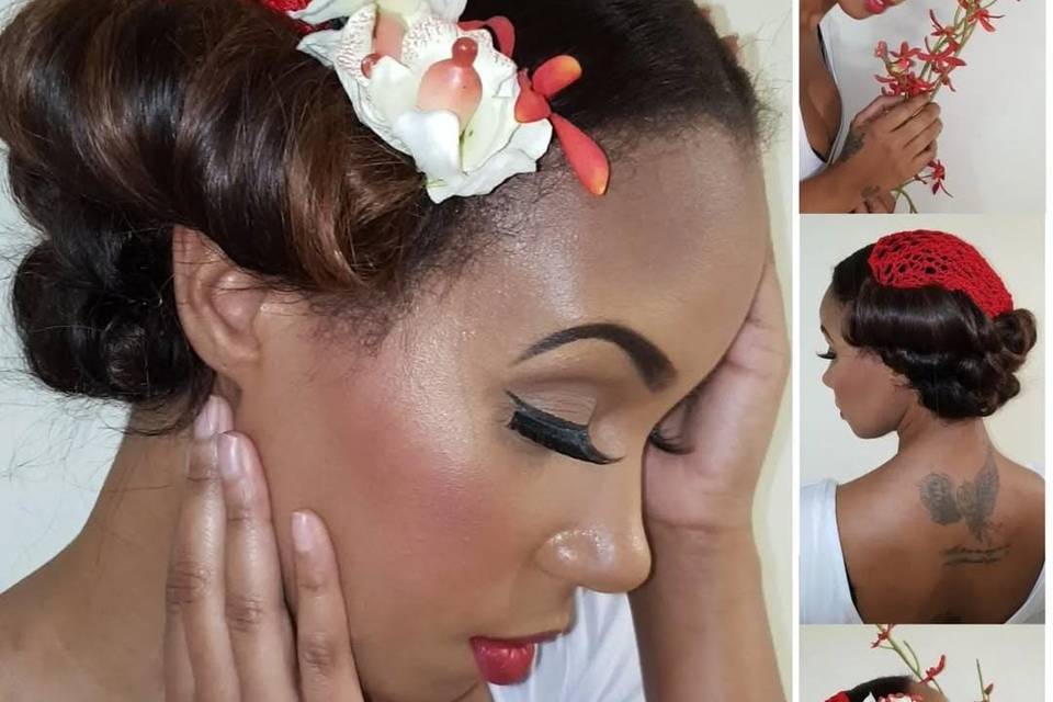 Hair and makeup
