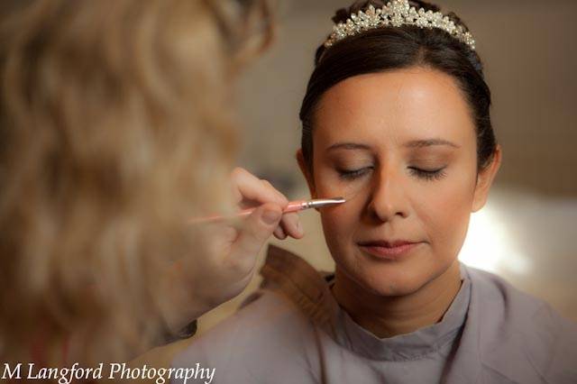 Bridal make-up at it's most natural