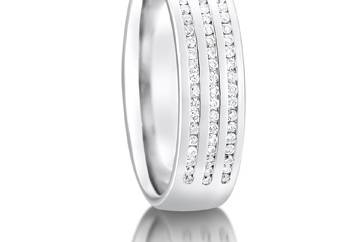 Gents Diamond Set Wedding Ring