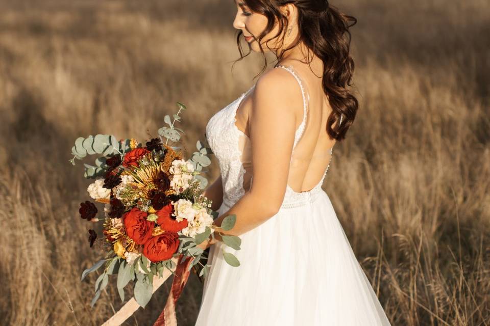 Autumn inspired bouquet