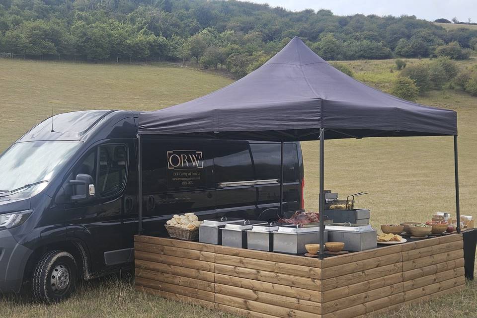 Gazebo and Van setup