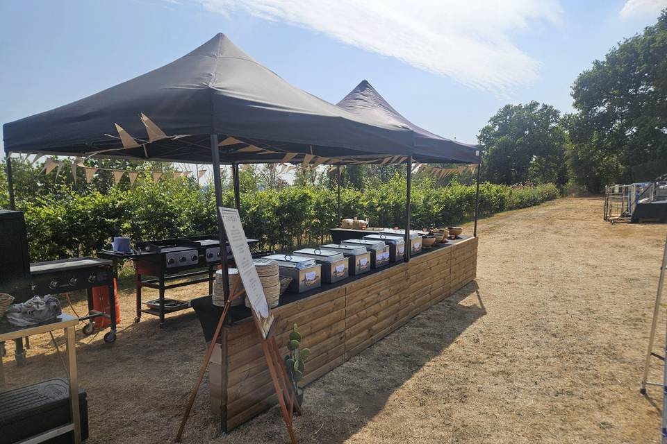 Double Gazebo Setup